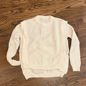 Varley Cream Women's Crew Neck Sweater